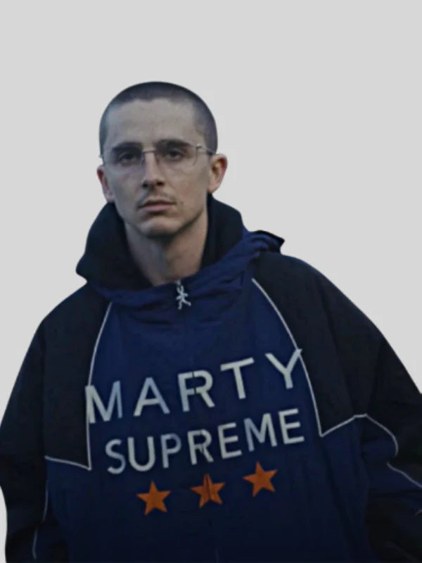 Timothee Chalamet Marty Supreme Jacket Hoodie