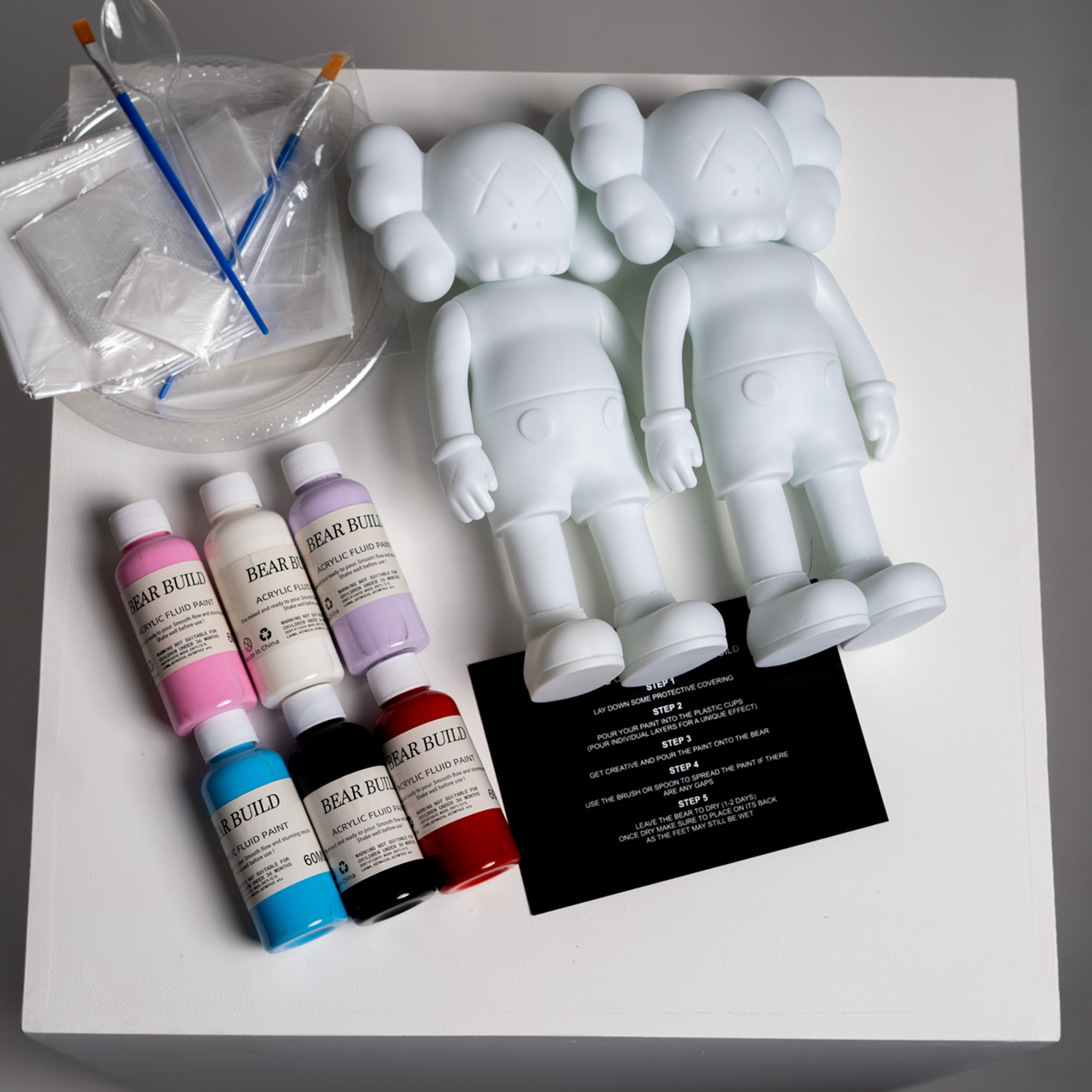 BearBuild Twin Set KAWS Edition Kit