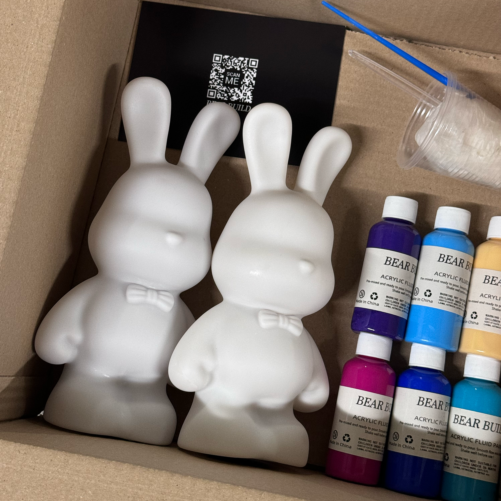 Bearbuild Bunny Twin Set Creator Kit
