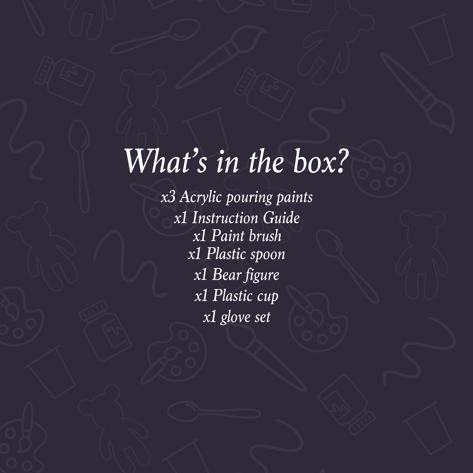 Bearbuild Bunny Fluid Art Creator Kit